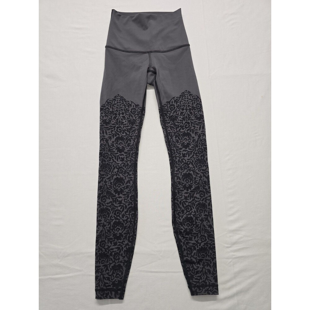 Lululemon women Wunder Under Pant Leggings Print Nulux Ooh la lace W5AEHS 2